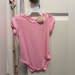 The Beaufort Bonnet Company Pink Snap Romper